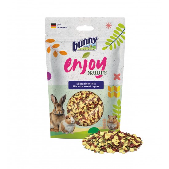 Bunny Miscela di Lupini dolci Mangime semplice per conigli nani & roditori 100gr NEW